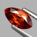 0.82 ct  Feiner Rot- Oranger 7.5 x 5.0 mm Namibia Marquise Spessartin Granat
