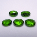 Bild 2 von 1.65 ct. 5 pieces oval natural 5 x 4 mm Chrome Diopside Gems