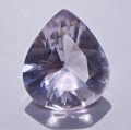 19.46 ct. VVS ! Light Violetter 21.7 x 18.6 mm Custom Cut Brasilien Amethyst Tropfen