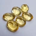 Bild 2 von 7.88 ct. 6 pieces natural round 8 x 6 to 8.5 x 6.5 mm Brazil Citrine Gems