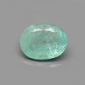 0.65 ct   Toller natürl. ovaler 6.7 x 5 mm Kolumbien Smaragd