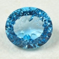 Bild 1 von 11.39 ct. VVS ! Toller ovaler 13.7 x 11 mm Brasilien Sky Blue Topas
