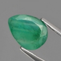 1.04 ct. Schöner 8.5 x 6.5 mm Sambia Smaragd Tropfen