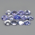 4.03 ct 13 pieces oval natural Tanzanite gemstones