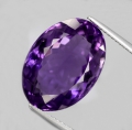 16.85 ct   VVS ! Ovaler 20 x 14.1 mm Uruguay Amethyst Edelstein