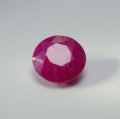 1.88 ct. Noble round 7.5 mm pink red Ruby from Mozambique