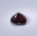 Bild 2 von 3.21 ct. Dunkles orangerotes 8.8 x 8.8 mm Tansania Granat Herz