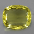 33.51ct. Super toller 25 x 21 mm Cushion Lemon Citrin Quarz aus Brasilien