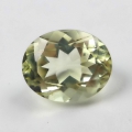 Bild 1 von 3.62 ct  VS!  Gelblich Grüner 11 x 9 mm Madagaskar Orthoklas / Feldspat