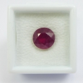 4.70 ct. Round Pink Red 9.6 mm Mozambique Ruby