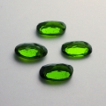 Bild 2 von 1.00 ct. 4 pieces oval natural 5 x 3 mm Chrome Diopside Gems