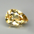 2.39 ct. Goldgelber unbeh. 11.2 x 8 mm Brasilien Beryll Tropfen