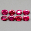 2.04 ct. 8 fine oval Top Red 4 x 3 mm Mozambique Rubies