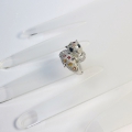 Bild 3 von 925 Silver Tiger Ring with genuine Cambodian Zircon, SZ 8 (Ø 18 mm)