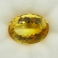 Bild 2 von 24.37 ct. VVS! Big oval Gold Yellow 21.4 x 15.8 mm Brazil Citrine