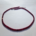 Rubin string 91 ct with circular disks Ø 5 - 4 mm 40 cm length