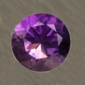 4.1 ct Untreated round 10 mm Nigeria Amethyst