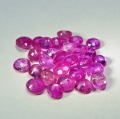 Bild 2 von 3.1 ct. 25 pieces round pink red  2.5 - 3  mm Mozambique Ruby Gemstones