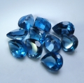 Bild 2 von 4.50 ct. 10 Stück 5 x 4 mm London Blue Topas Tropfen