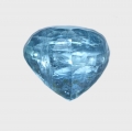 Bild 2 von 10.01 ct. Imposing blue 14.2 x 13.3 mm Aquamarine heart
