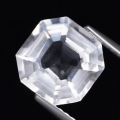 2.79 ct VS!  Feiner weißer 9.1 mm Brasilien Achteck Quarz / Bergkristall