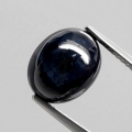 Bild 2 von 7.10 ct Ovaler dunkelblauer 11.1 x 9 mm Blue Star Sternsaphir
