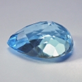 Bild 2 von 13.51 ct VS!  Schöner 17.7 x 12.7 mm Brasilien Swiss Blue Topas Tropfen