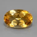 9.51 ct. VS ! Toller Goldgelber ovaler 18 x 11.5 mm Citrin aus Brasilien