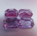 Bild 2 von 7.85 ct. 4 pieces beatiful 9 x 7 mm Bolivia Amethyst Gems