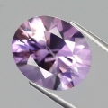 9.44 ct  Schöner unbehandelter 16 x 13.3 mm Brasilien Amethyst mit RAR Schliff !