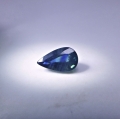 Bild 1 von 0.91 ct. Natürlicher unbehandelter 6 mm blauer Saphir Tropfen. 