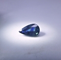 Bild 1 von 0.91 ct. Natürlicher unbehandelter 6 mm blauer Saphir Tropfen. 