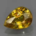 1.39 ct. Edler unbeh. 8 x 5.8 mm Titanit Sphene Tropfen aus Madagaskar