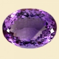 Bild 1 von 40.95 ct. Mächtiiger ovaler 26 x 19 mm Uruquay Amethyst