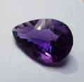 Bild 1 von 11.65 ct.  Natürlicher 20.2 x 13.5 mm Amethyst Tropfen