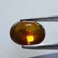 Bild 2 von 2.66 ct. Schöner braun-gelber ovaler 9.3 x 8.2 mm Titanit Sphen