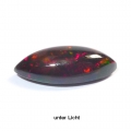 Bild 1 von 3.48 ct. Fine Black 18 x 8 mm Ethiopia Marquise Cabochon Opal