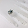 Bild 3 von Fantastic 925 Silver Ring with London Blue Topaz, SZ 7 (Ø 17.5 mm))