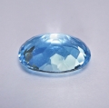 Bild 2 von 7.25 ct. VVS ! Ovaler 14 x 10.1 mm Swiss Blue Topas.