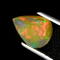 1.81 ct. Top Flash !! Fine 11.3 x 8.6 mm Ethiopia Multi Color Opal, Pear Cabochon