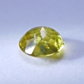 Bild 2 von 1.32 ct.  Toller runder grünlich gelber 6.7 mm Titanit Sphen