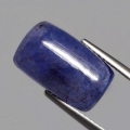 7.15 ct  Faszinierender Blau Violetter 13.3 x 9.2 mm Cabochon Tansanit