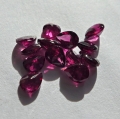 Bild 2 von 4.82 ct. VS! 12 pieces purple red oval 5 x 4 mm Rhodolite Garnet Pears
