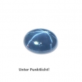 3.50 ct . Beatiful oval 10.6 x 8 mm Deep Blue 6 Rays Star Sapphire