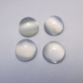 Bild 2 von 6.34 ct. 4 runde 7mm Mondstein-Katzenaugen