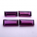 2.75 ct. VS! 4 Pieces Natural Pink Violet Tanzania Rhodolite Garnet Gems