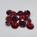 Bild 2 von 7.82 ct VS!  12 pieces of cherry red round 5 mm Rhodolite Garnet