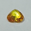 Bild 3 von 1.61 ct. Adorable golden yellow 8 x 7.5 mm Sapphire Heart