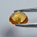 Bild 2 von 0.65 ct. Feines oranges 6 x 5 mm Spessartin Granat Herz
