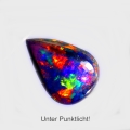 Bild 1 von 1.17 ct. Feiner schwarzer 11 x 8 mm Äthiopien Multi Color Opal Tropfen